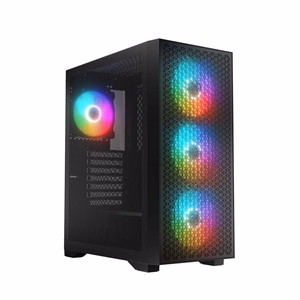 Logic DART PRO ARGB MIDI USB-C datora korpuss, melns