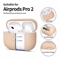 Tech-Protect silikona apvalks Apple AirPods Pro 1 / 2 - bēšs