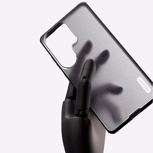 Nillkin Super Frosted Shield Pro magnētiskais MagSafe saderīgs maciņš priekš Samsung Galaxy S26 caurspīdīgi melns