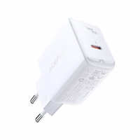 Acefast ātrās uzlādes USB Type C 20W Power Delivery lādētājs balts (A1 EU white)