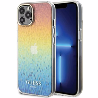 Guess IML Faceted Mirror Disco Iridescent viedtālruņa apvalks iPhone 12/12 Pro - vairākrāsains