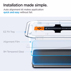 Spigen Glas.tR EZ Fit Aizsargstikls Samsung Galaxy S24 - 2 gab.