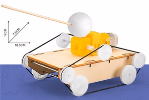 Koka konstruktors 'Tanks', mācību modelis