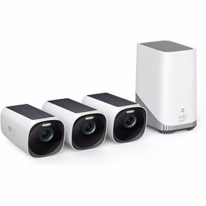 Eufy eufyCam 3 T88723W1 – 3+1 drošības kameru komplekts, IP67, HDD/SSD krātuve
