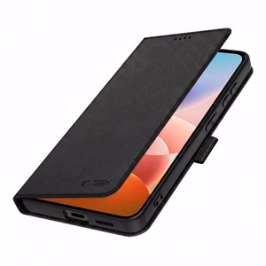 Tech-Protect Wallet maciņa tipa vāciņš Xiaomi Redmi 17 4G / 5G, melns