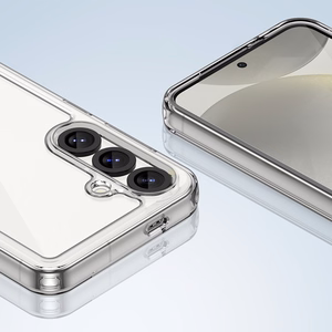 Kosmosa apvalks Samsung Galaxy S25 Edge ar elastīgu rāmi - caurspīdīgs