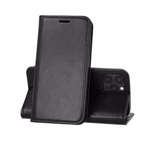 Magnētiskā Elite grāmata Iphone 12 Pro Max melna