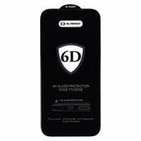 Tel Protect Full Glue 6D rūdīts stikls priekš SAMSUNG GALAXY A07/A05/M05/M06/M07/A06/A06 5G/F05/F06/F07 Black - 10 PACK