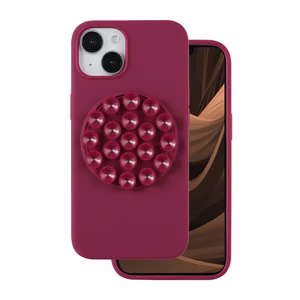 Silicone Stick case for iPhone 13 6.1" maroon