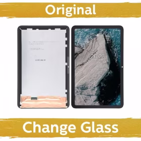 LCD displejs saderīgs ar Nokia Tab T20 melns (Atjaunots: Ķīna)