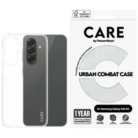 CARE by PanzerGlass Flagship Urban Combat viedtālruņa apvalks Samsung Galaxy A56 5G – caurspīdīgs