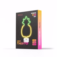 Neon LED on a statīvs PINEAPPLE dzeltens zaļš NNE05 Neolia