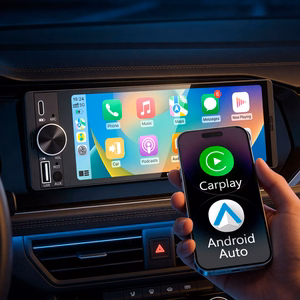 Krüger&Matz KM2016 – 1-DIN automašīnas radio ar CarPlay un Android Auto