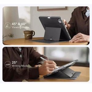 ESR Flip Hybrid macins priekš iPad Pro 11 5 / 6 / 2024-2025 - Melns