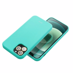 ROAR viedtālruņa apvalks COLORFUL JELLY priekš iPhone 13 mentola zaļais