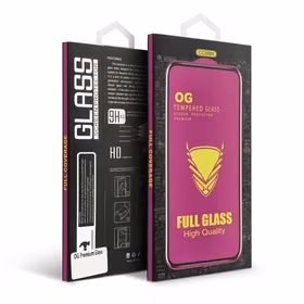 OG 6D Premium stikls - Iphone 16 Pro / 17 melns