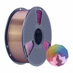 Sunlu PLA+ Silk Forth-Color Filament (blue-purple-red-gold)