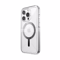 Speck Gemshell Grip + MagSafe - maciņš iPhone 15 Pro (Clear / Chrome Finish)