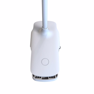 Wozinsky VT-02 Mini LED lasīšanas lampa ar klipsi un 80 cm USB-C kabeli, balta