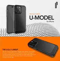 Ugly Rubber UMODEL viedtālruņa apvalks iPhone 15 Plus 6,7" caurspīdīgs