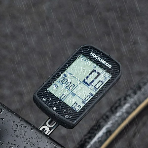 Rockbros M1Pro Bluetooth GPS velodators, IPX6 – melns