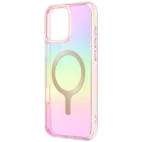 Uniq Iridescia Magclick uzlādes apvalks iPhone 16 Pro Max – rozā