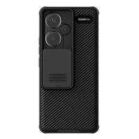 Nillkin CamShield Pro viedtālruņa apvalks Xiaomi Redmi Note 13 Pro+ 5G - melna