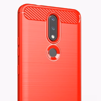 Oglekļa apvalks elastīgs pārsegs TPU viedtālruņa apvalks Nokia 2.4 melns