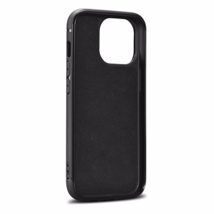 iCarer ādas Oil Wax viedtālruņa apvalks iPhone 14 Pro Max, ādas apvalks zils (WMI14220720-BU)