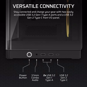 Corsair 4500X LX-R RGB rūdīts stikls vidēja torņa korpuss, melns