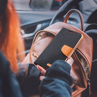 CANVAS grāmatas apvalks SAMSUNG A35 5G melns