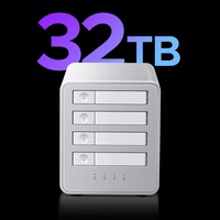 Orico 8848U4 DAS sērijas 4 bay M.2 NVMe SSD disku masīvs - balts