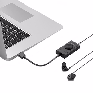 Orico SC2 ārējā daudzfunkcionālā skaņas karte ar USB-A - melna