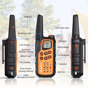 Baofeng BF-T25E rāciju komplekts, 2 gab., oranžas