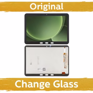 LCD displejs, saderīgs ar Samsung X350 / X356 Tab Active 5 Pro melns (atjaunots: Ķīna)