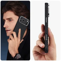 Tech-Protect Ion Carbon Magnētiskais viedtālruņa apvalks iPhone 17 Pro Max - Pelēks/Melns