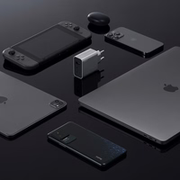 Cuktech 65W GaN sienas lādētājs 2xUSB-C 1xUSB-A pelēks