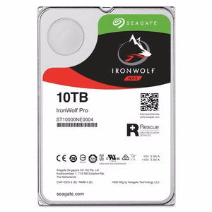 Seagate iekšējais cietais disks IronWolf Pro (ST10000NT001) – 10 TB, 7200 rpm, SATA