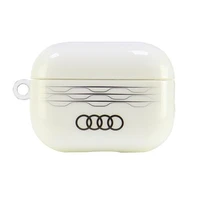 Audi IML ģeometrisks raksts AirPods Pro 2 apvalks - balts