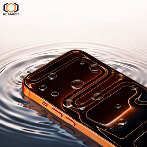 Tel Protect Dust-Free Easy Fit Full Glue 6D rūdīts stikls priekš Samsung Galaxy S26 Ultra melns (ar pirksta nospieduma atbloķēšanu) - 2 gab.
