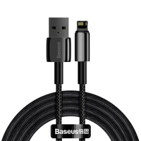 Baseus kabelis Tungsten USB - Lightning 2,0m 2,4A melns