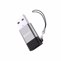 BWOO adapteris USB-C - USB pelēks OTG BZ-38