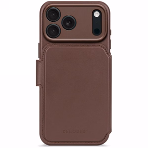 Decoded Leather Backcover maciņš with MagSafe iPhone 17 Pro Max - pelēks