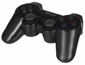 Vakoss GP-4705BK игровой геймпад чёрный RF аналоговый/цифровой ПК, Playstation 3