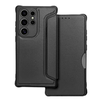 RAZOR grāmatas tipa viedtālruņa apvalks SAMSUNG S24 Ultra melns