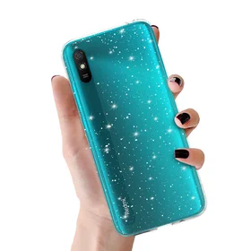 Viedtālruņa apvalks - sudrabains Xiaomi Redmi 9A