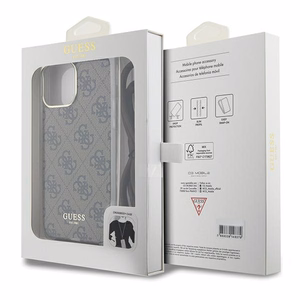 Guess Crossbody Cord 4G Print viedtālruņa apvalks iPhone 15 Pro Max - brūns