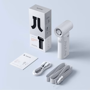 JisuLife Handheld Fan 9 rokas ventilators, pelēks