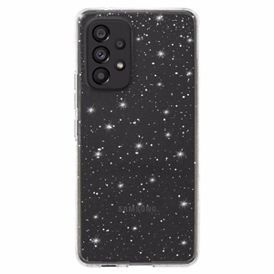 Чехол Crystal Glitter для Samsung Galaxy A33 5G серебряный