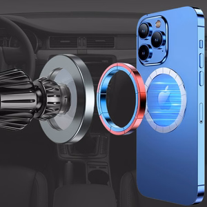 Auto turētājs BH-16A karboniskais magnētiskais MagSafe uz gaisa ventilācijas atveri melns (m)